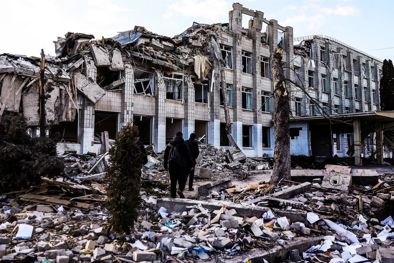 Bonbardaketa Zhytomyrren. Argazkia: EFE