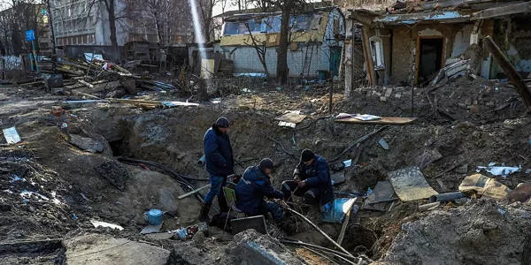 Bombardeo en Zhytomyr. EFE