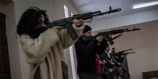 Entrenamiento militar en Odesa. EFE