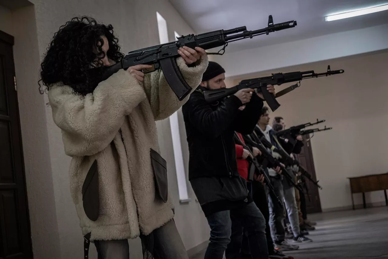 Entrenamiento militar en Odesa. EFE