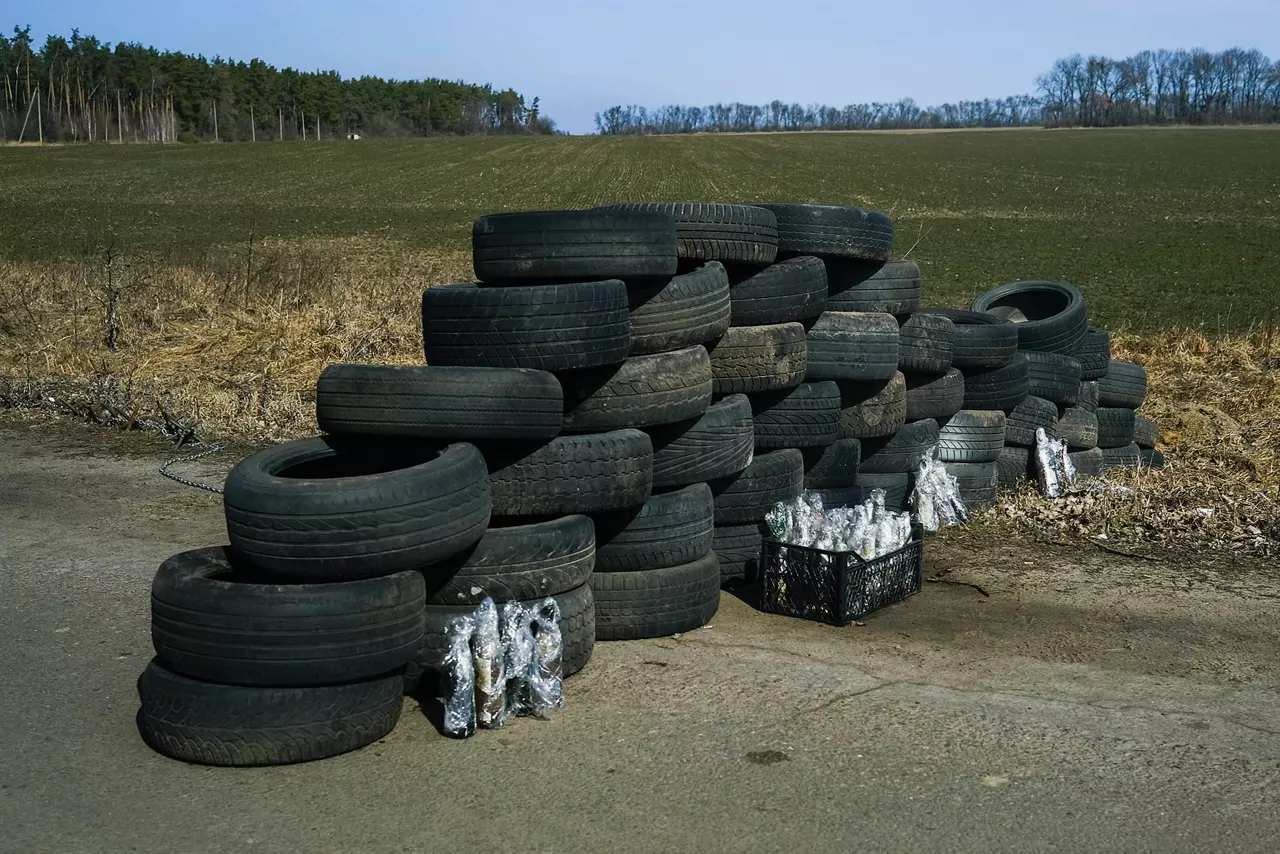 Barricada en Zhytomyr. EFE