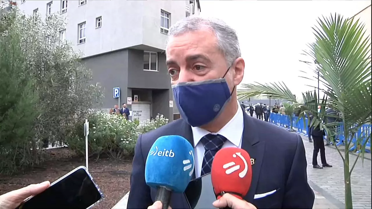 Iñigo Urkullu lehendakaria. EITB Mediaren bideo batetik ateratako argazkia.