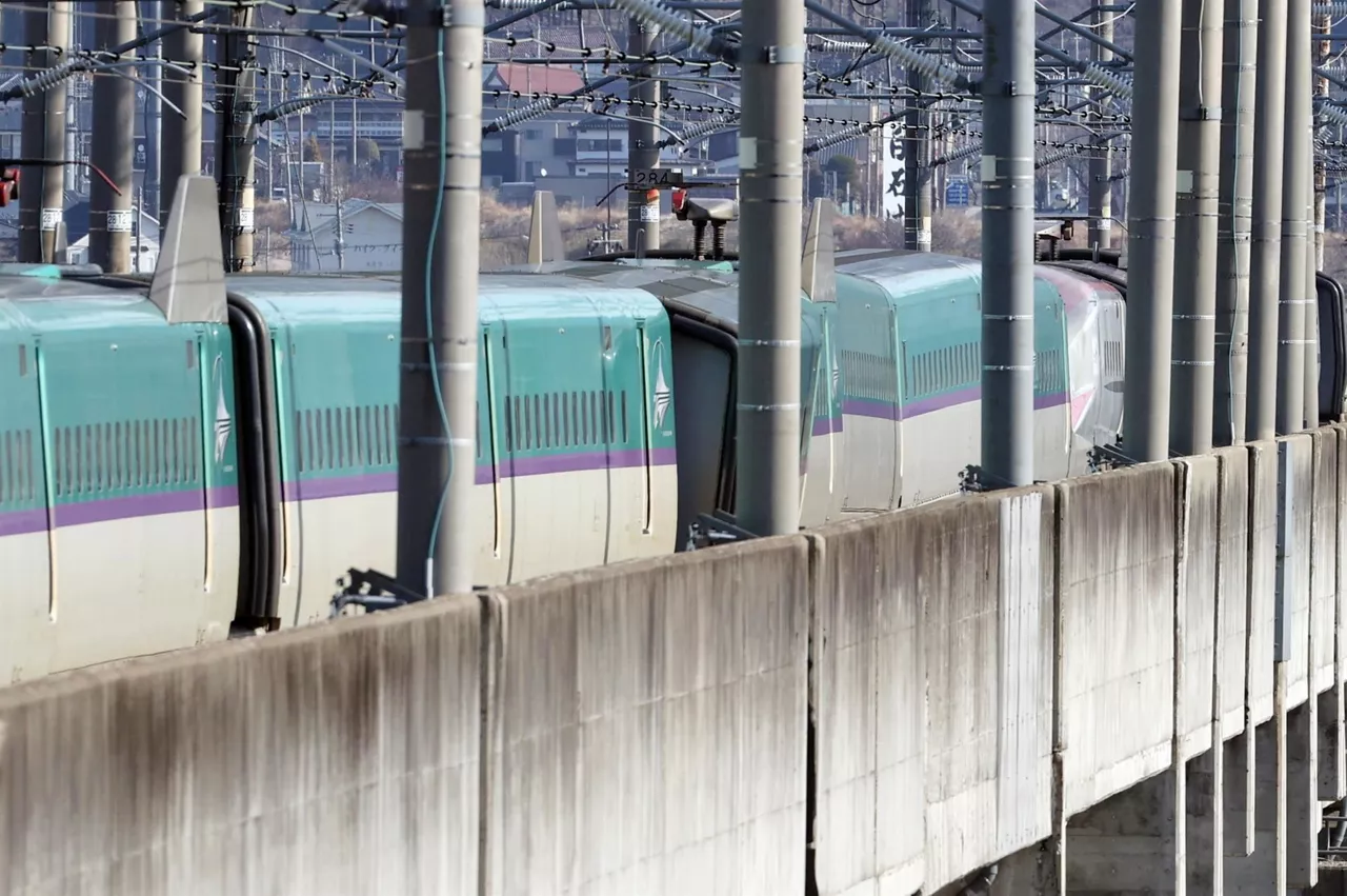 Un tren descarrilado. Foto: EFE