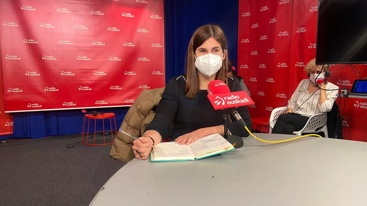 Gorrotxategi, gaurko elkarrizketaren une batean.