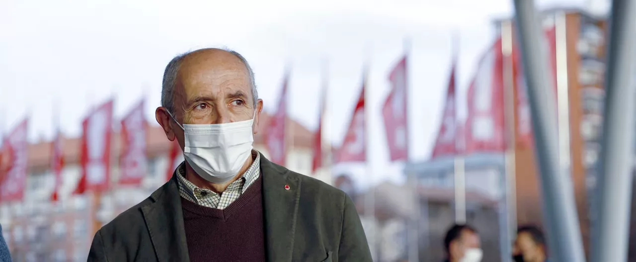 Josu Erkoreka, este sábado en el BEC. Foto: EFE