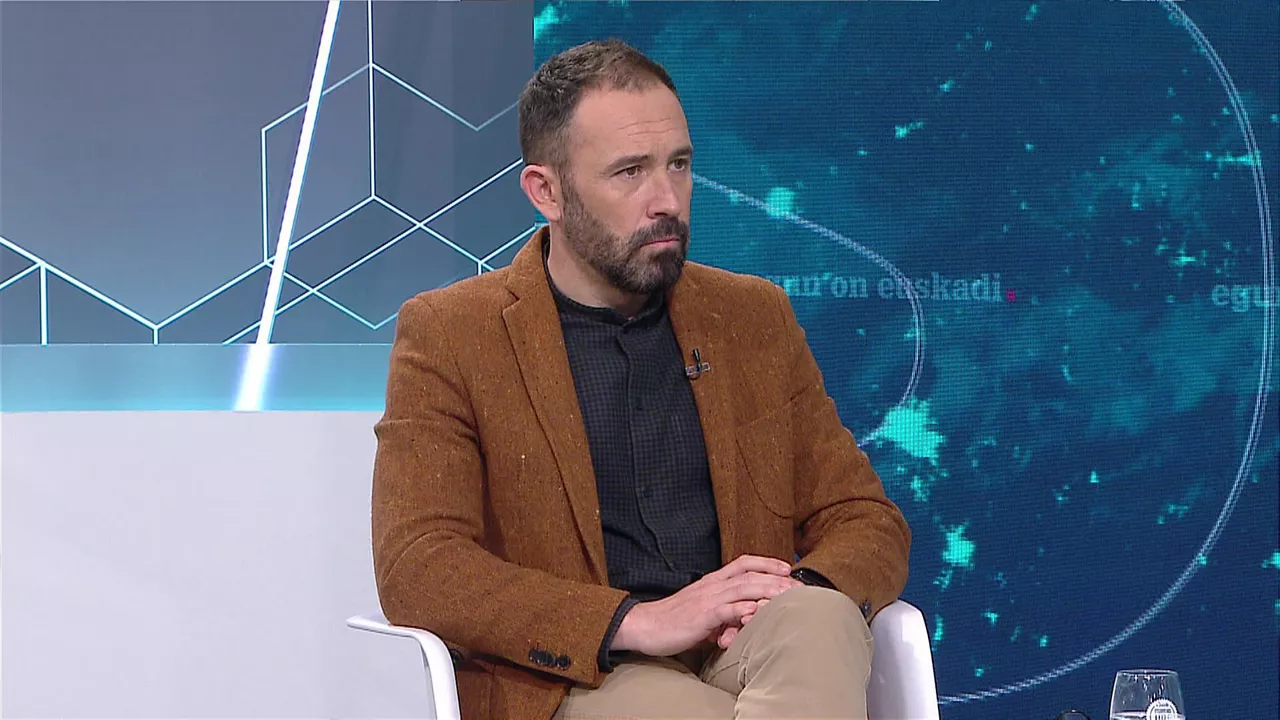 Denis Itxaso. EITB Mediaren bideo batetik ateratako irudia.