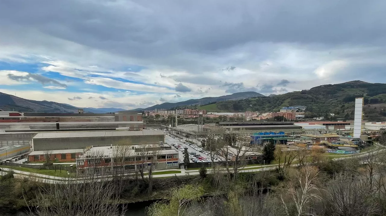 Imagen de la planta de Sidenor en Basauri