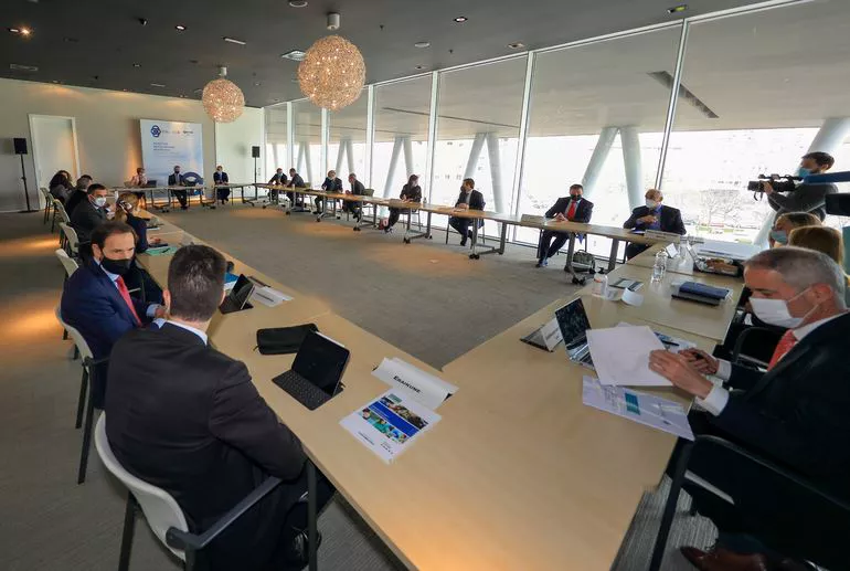 Reunión del Observatorio de Coyuntura Industrial, hoy en el BEC.
