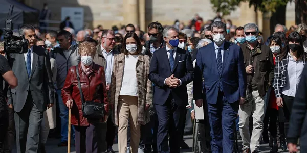 Homenaje en Derio. Foto: EFE