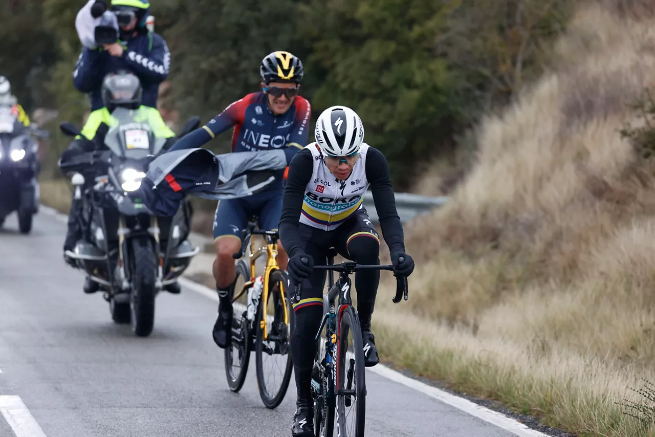 Carapaz eta Higuita. Argazkia: EFE