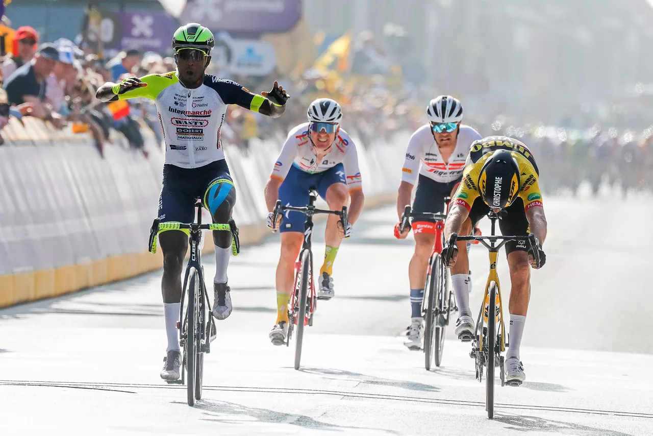 Biniam Girmay Hailu (Intermarche-Wanty-Gobert). Argazkia: EFE