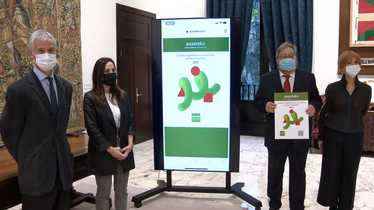 Manu Lezertua y Bakartxo Tejeria. Imagen obtenida de un vídeo de EITB Media.