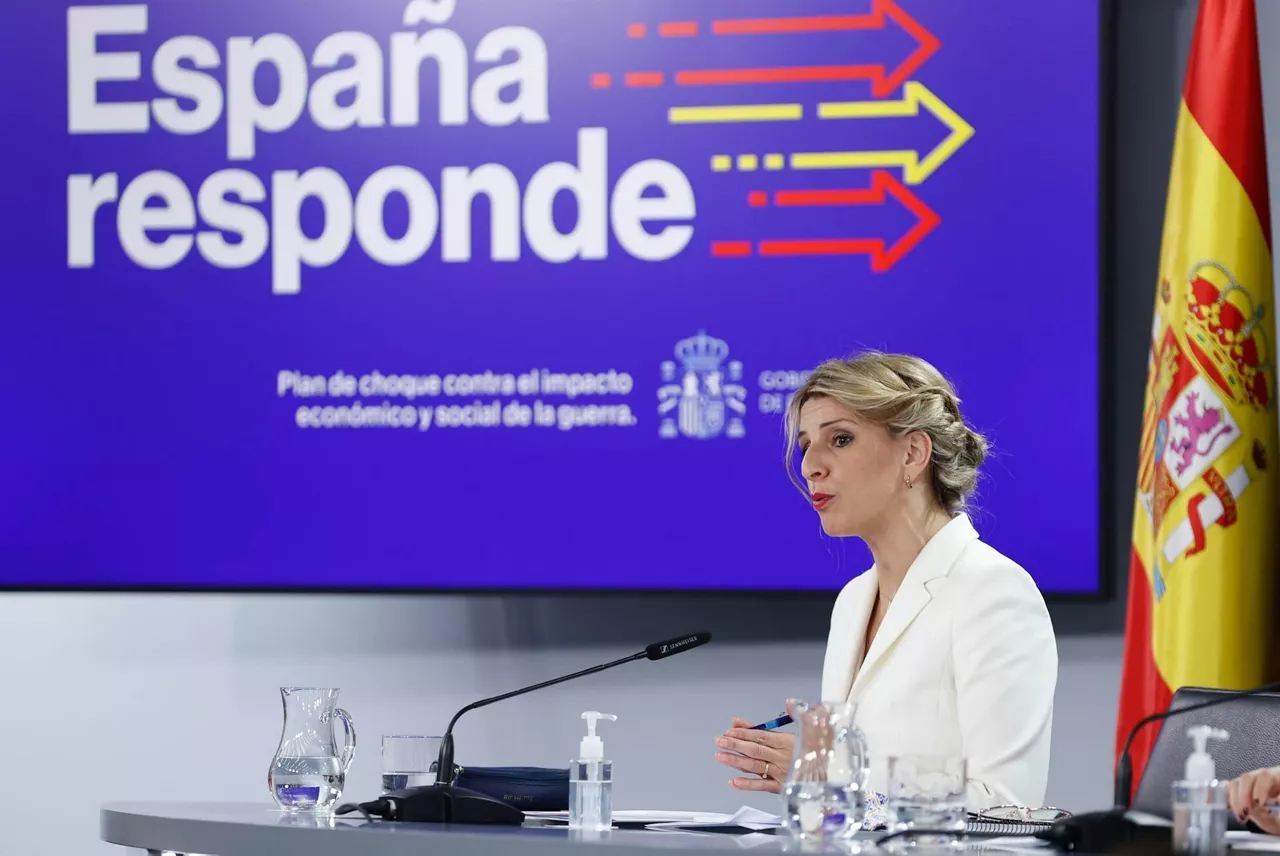 La vicepresidenta segunda y ministra de Trabajo, Yolanda Díaz. Foto: EFE