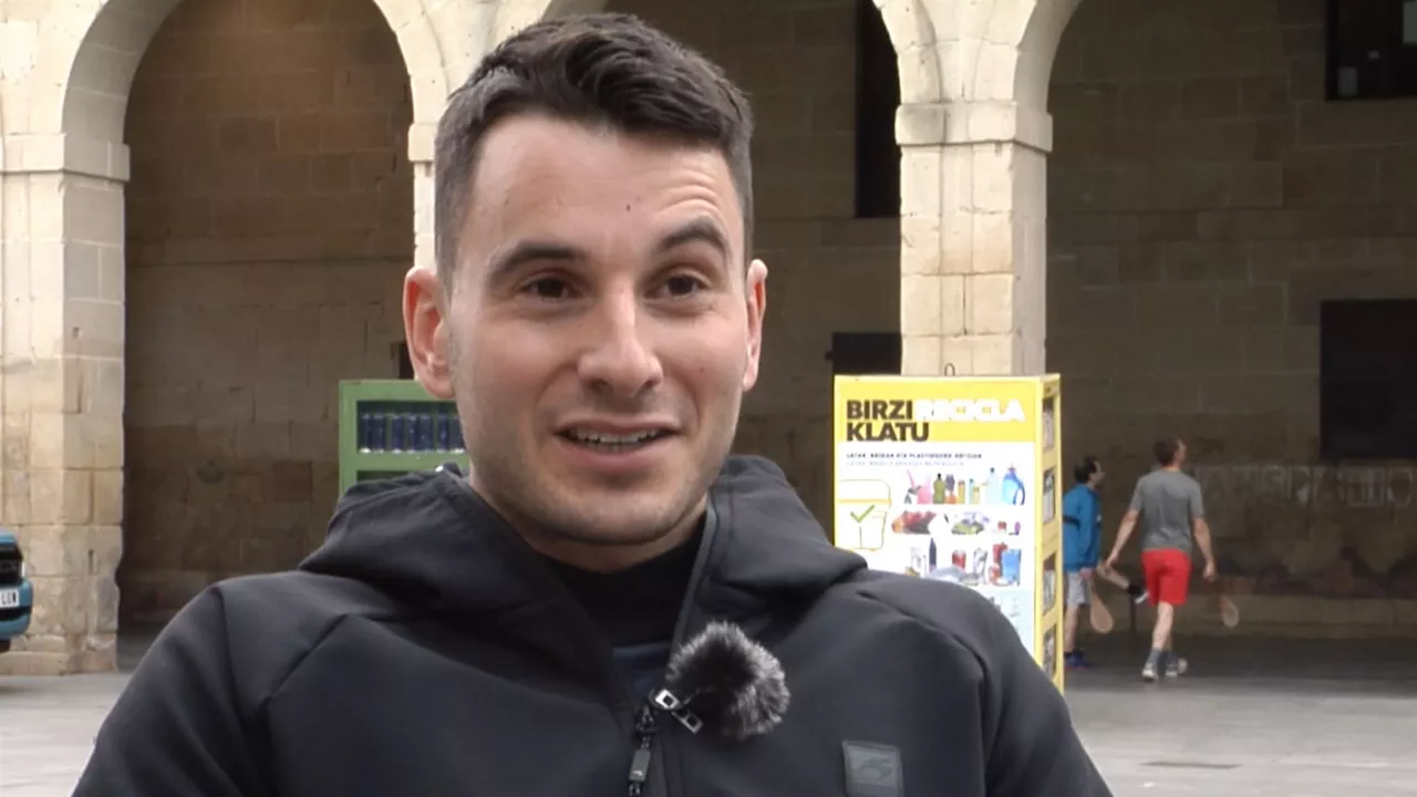 Ander Imaz, artxiboko irudian. EITB Mediaren bideo batetik hartutako argazkia.