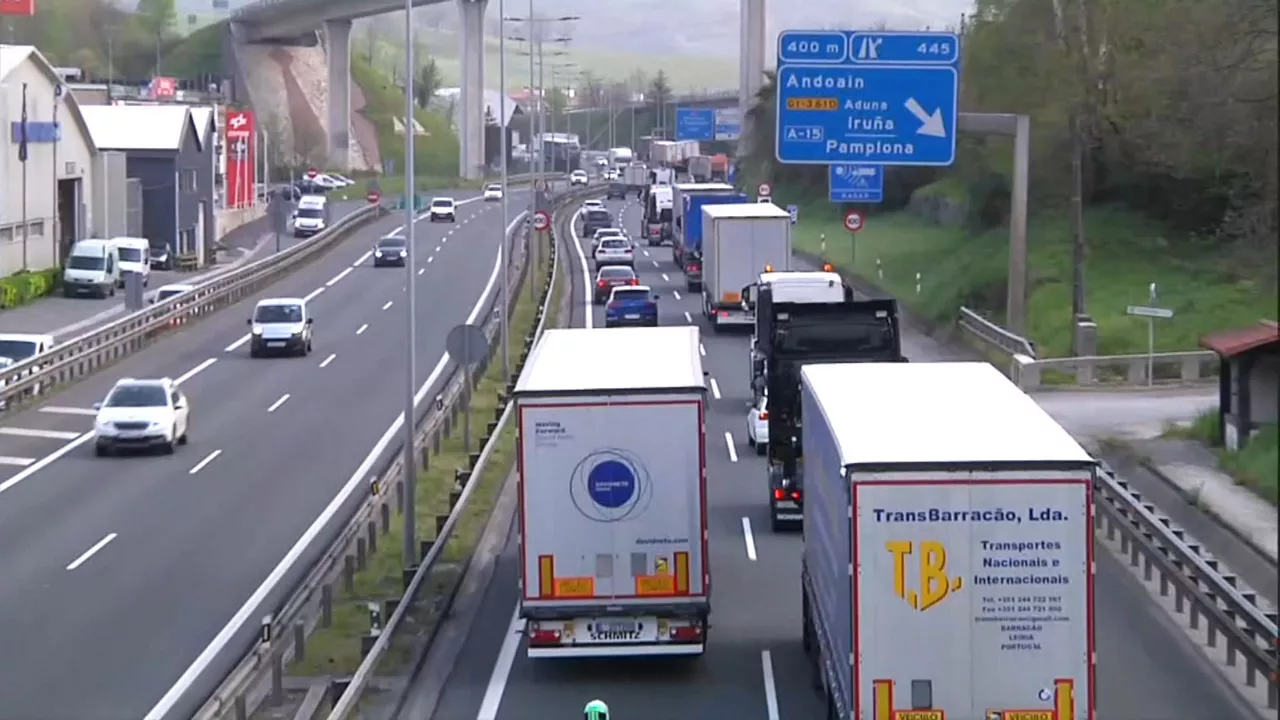 Huelga del transporte. Imagen: EITB Media