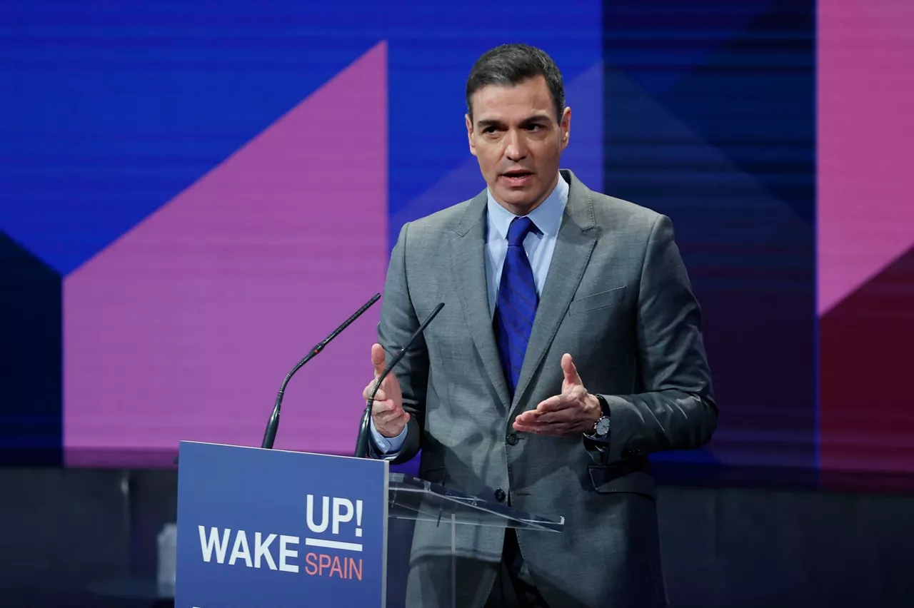 Pedro Sánchez, durante la inauguración del II foro económico "Wake Up, Spain!"