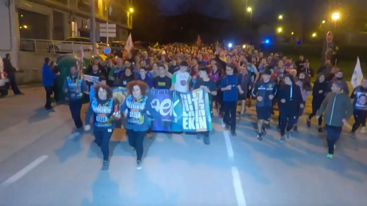Korrika en Estella. Imagen: EITB Media