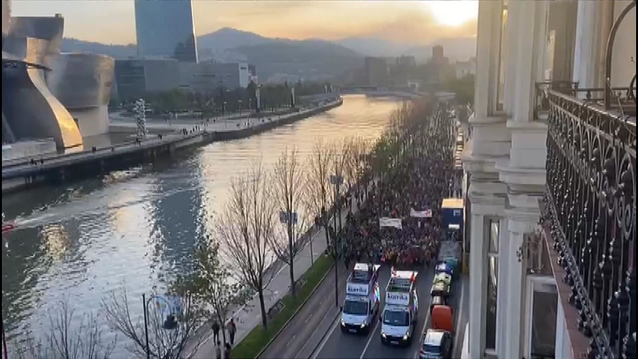 Korrika Bilbon. Irudia: EITB Media
