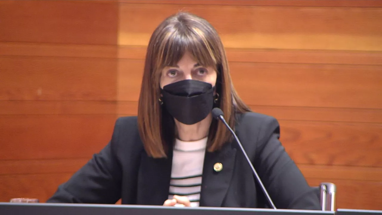 Idoia Mendia. Imagen obtenida de un vídeo de EITB Media.