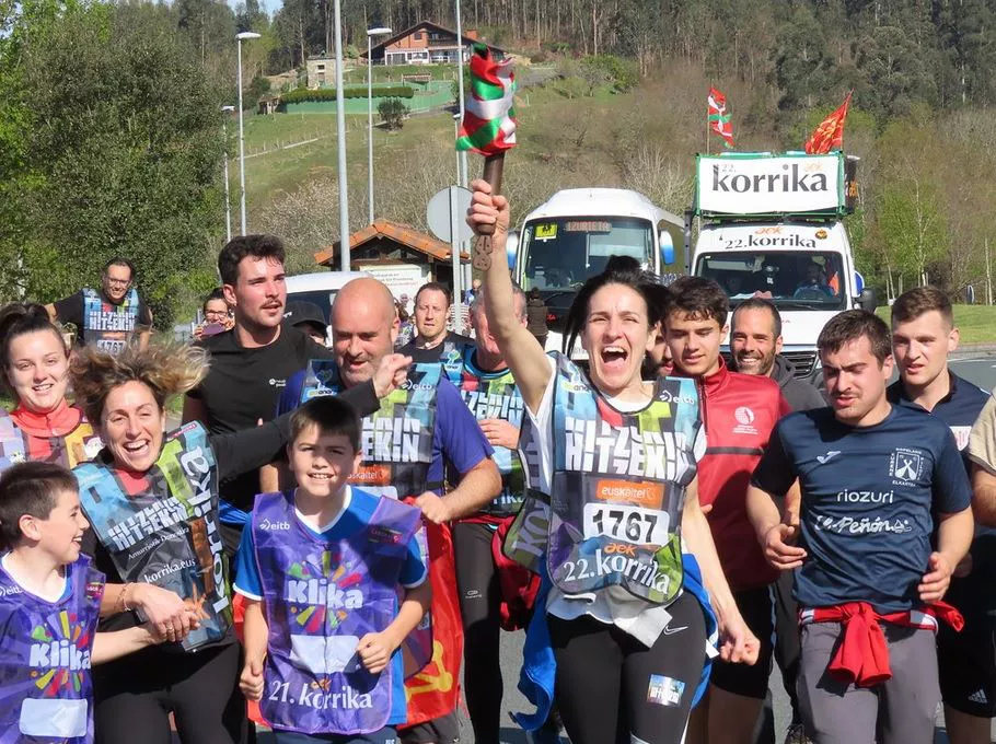 Korrika Bizkaian. Iturria: Korrika.