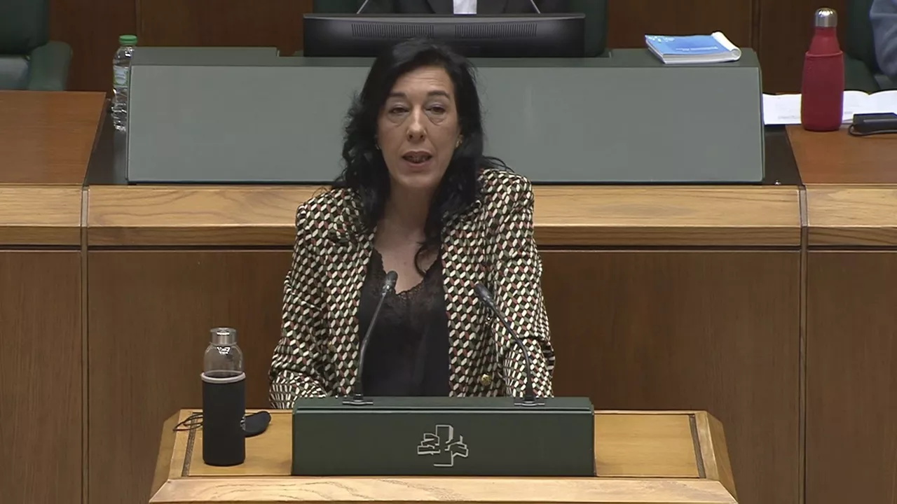 Amaia Martinez (Vox) gaur, Legebiltzarrean. EITB