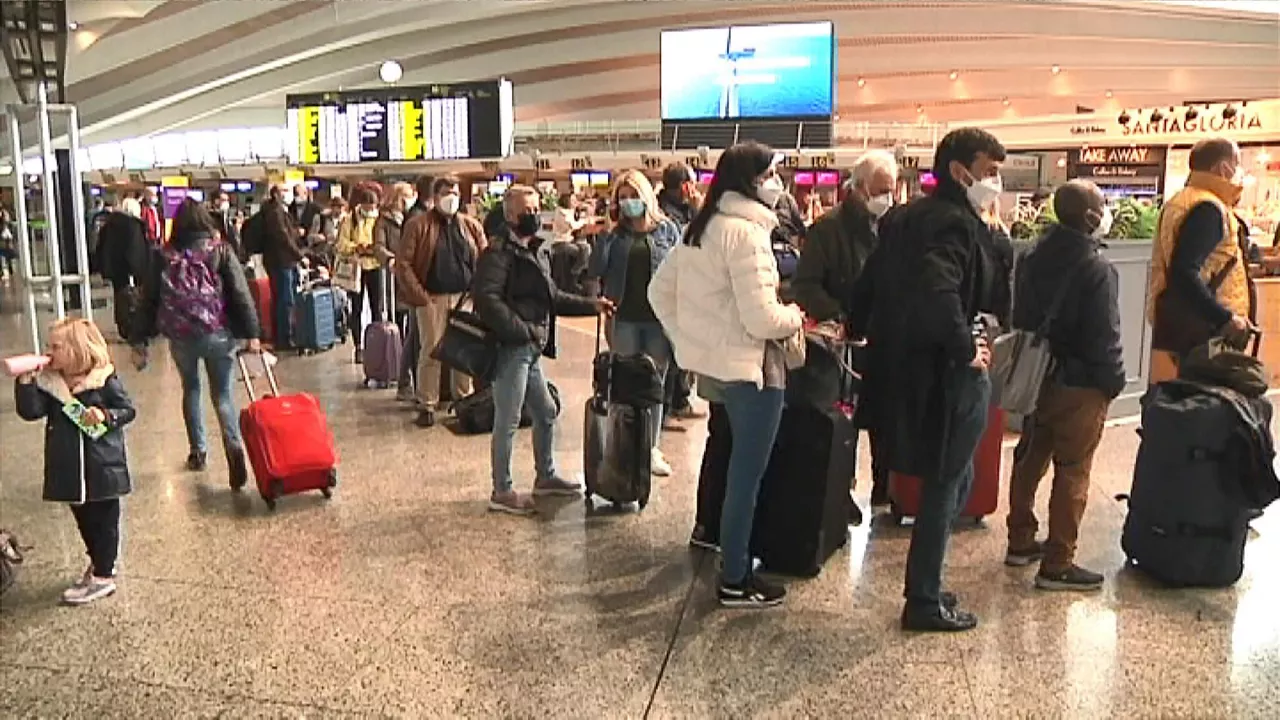 Loiuko aireportua. EITB Mediaren bideo batetik ateratako argazkia.