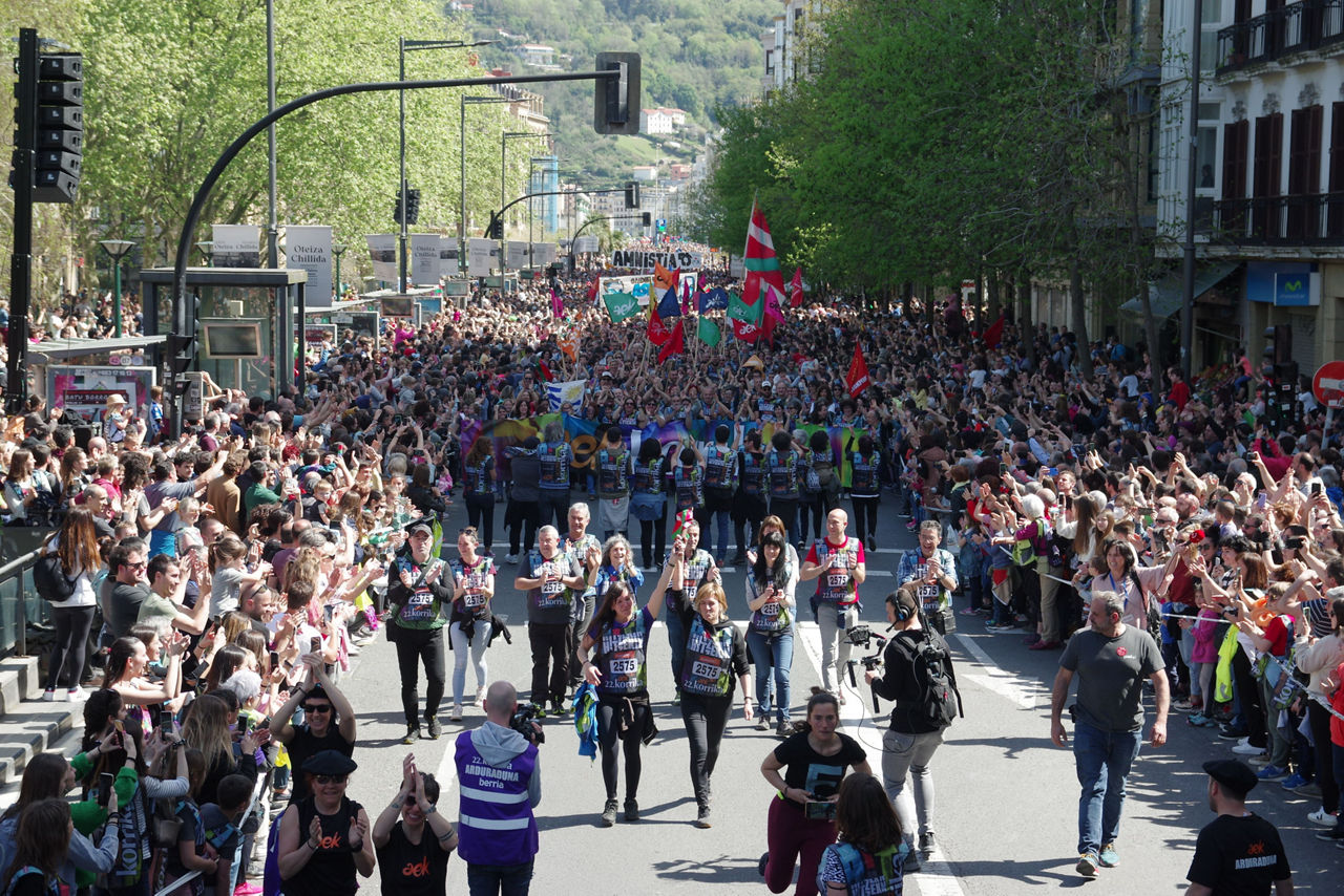 22. Korrikako azken kilometroa, Donostian