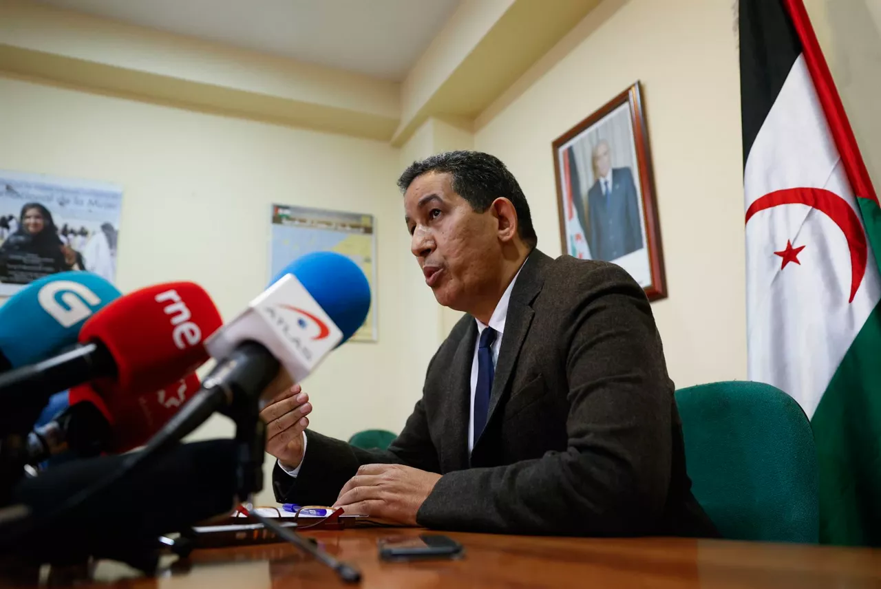 Abdulah Arabi, delegado del Frente Polisario en España, hoy. EFE