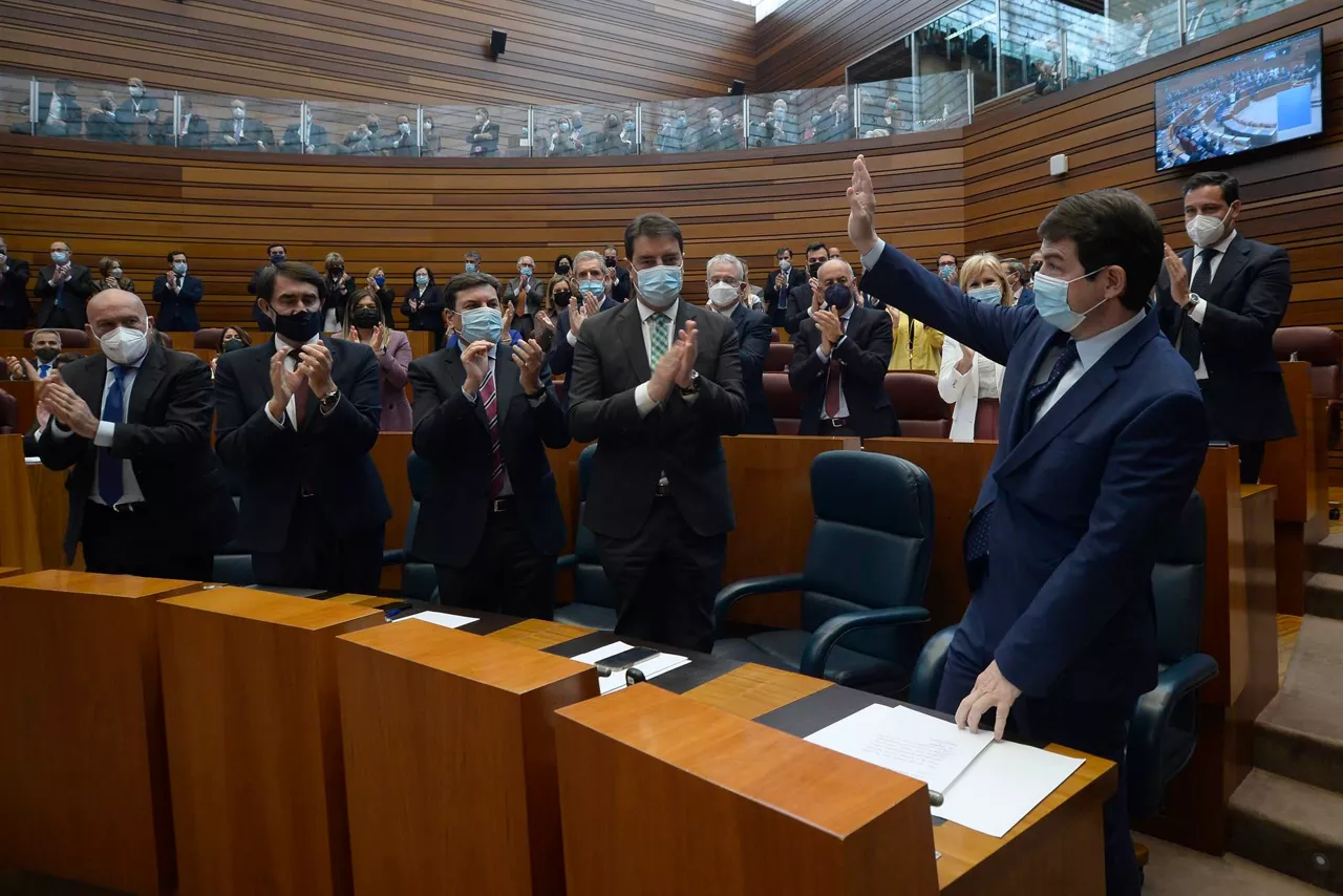 Alfonso Fernandez Mañueco Gaztela eta Leongo jarduneko presidentea. Argazkia: EFE