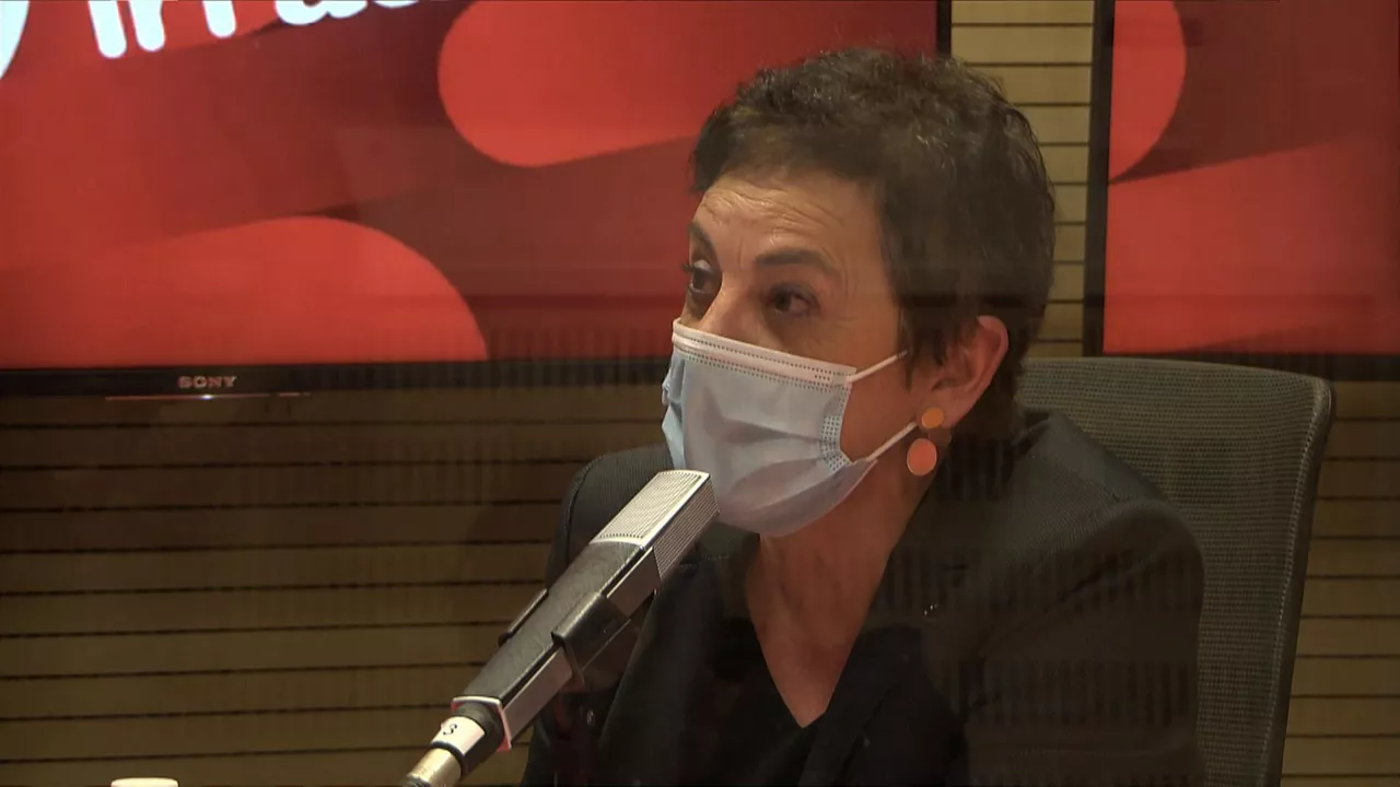 Aizpurua, durante la entrevista de hoy.