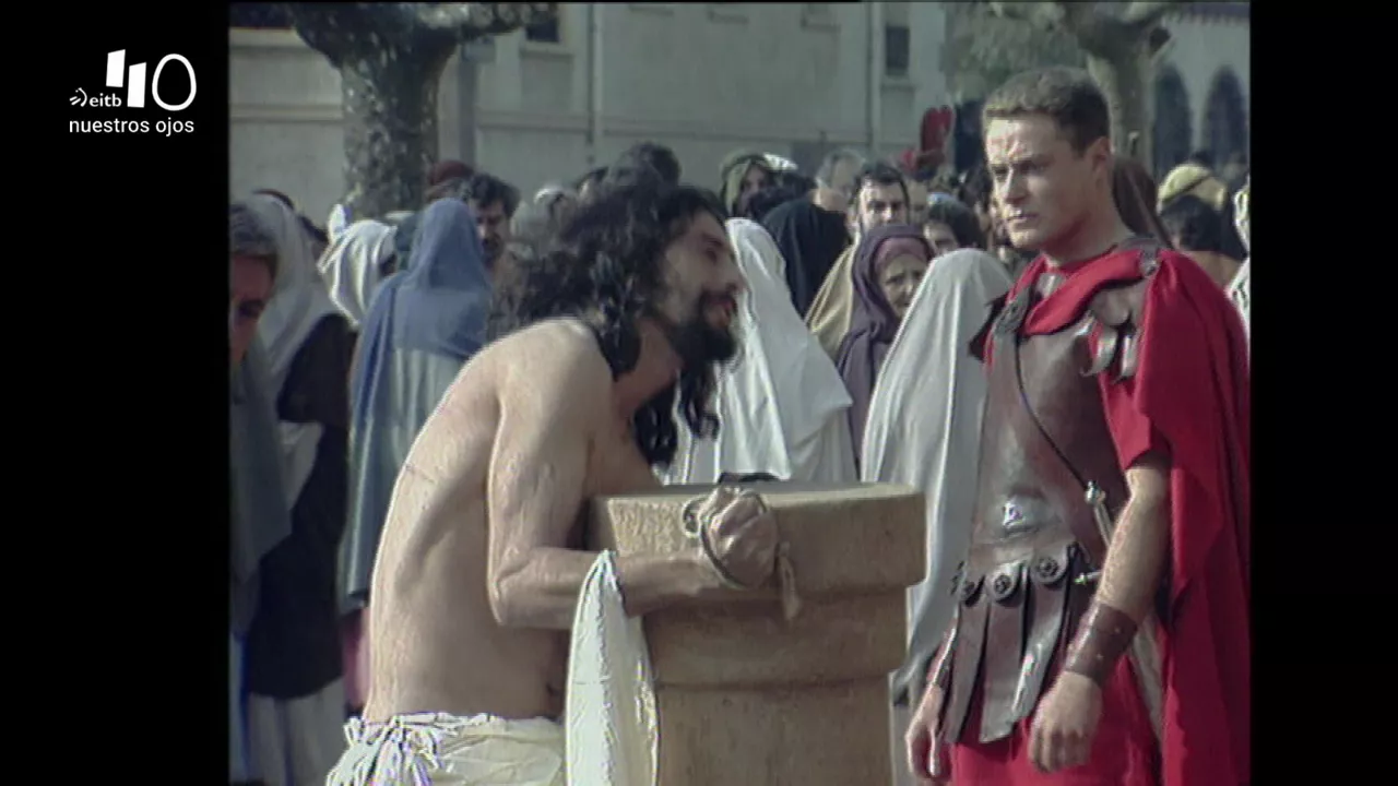 Semana Santa. Imagen obtenida de un vídeo de EITB Media.