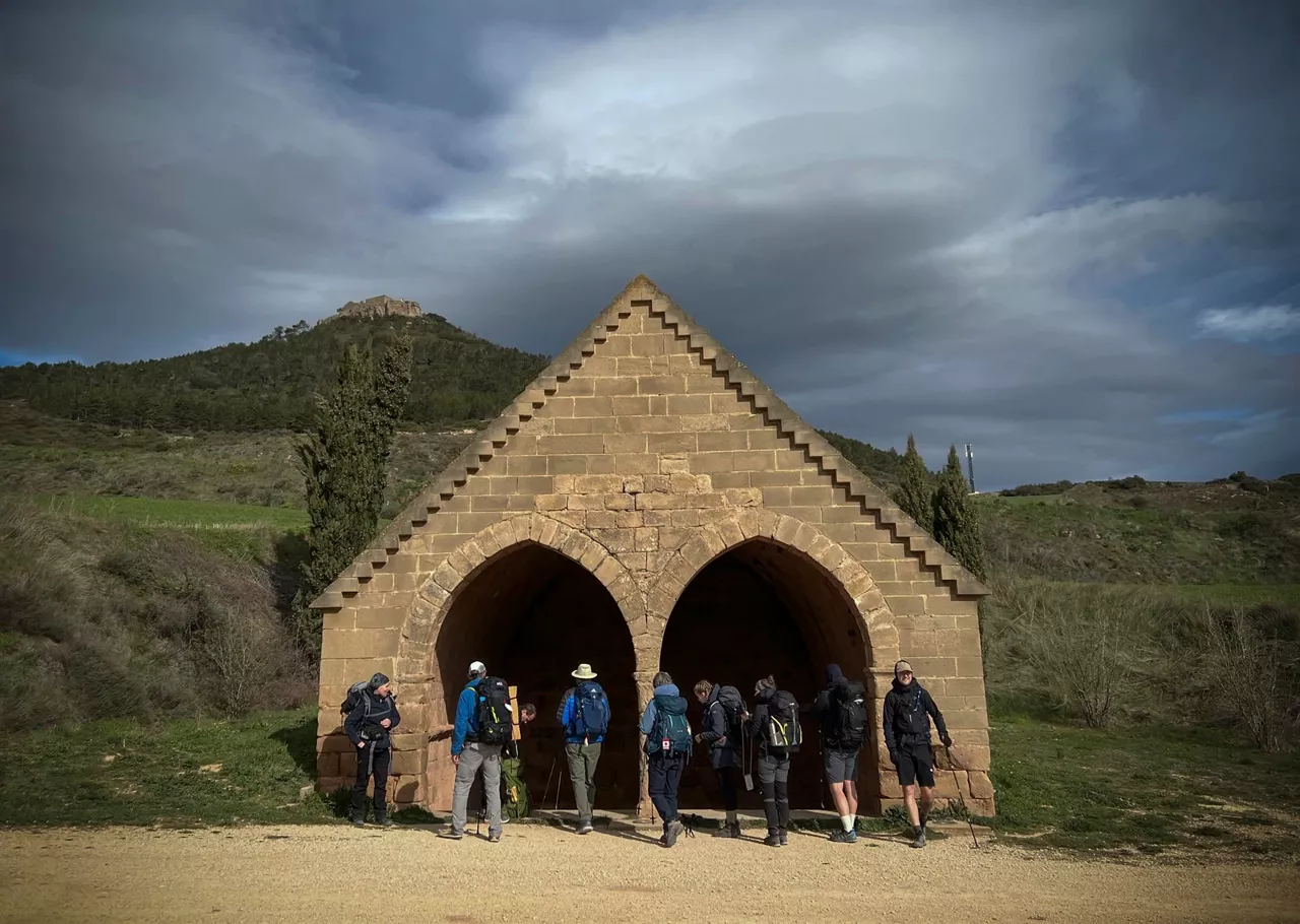 El Camino de Santiago, a su paso por Navarra. Foto: EFE