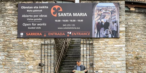 Santa Maria katedrala, Gasteizen. Argazkia: EFE