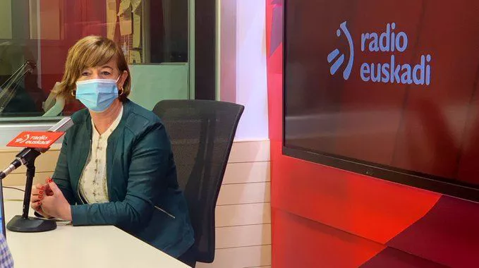 Gorospe, en un momento de la entrevista.