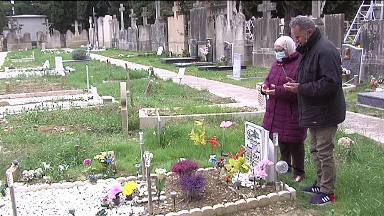 Iruñeko hilerria. EITB Mediaren bideo batetik ateratako irudia.