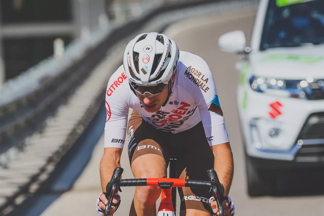 Geoffrey Bouchard. Argazkia: @Tourof_TheAlps