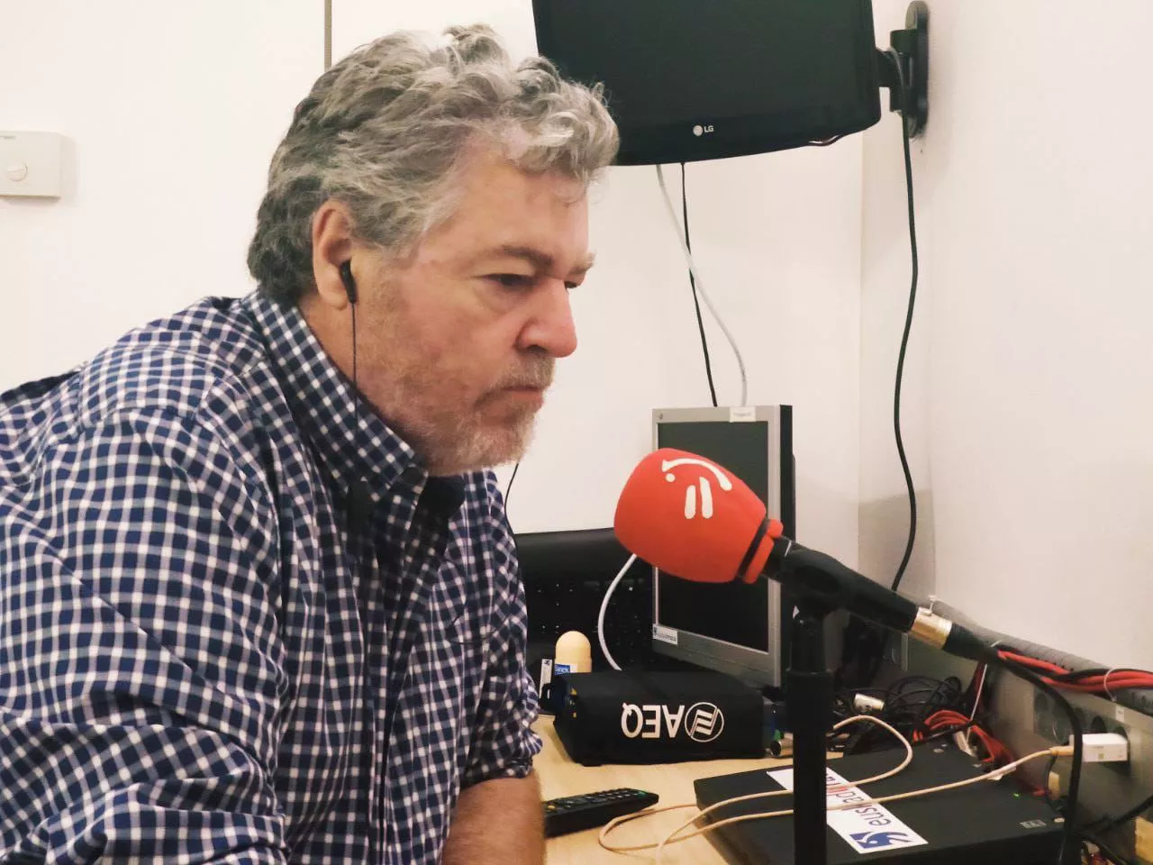 Juantxo López de Uralde, durante la entrevista