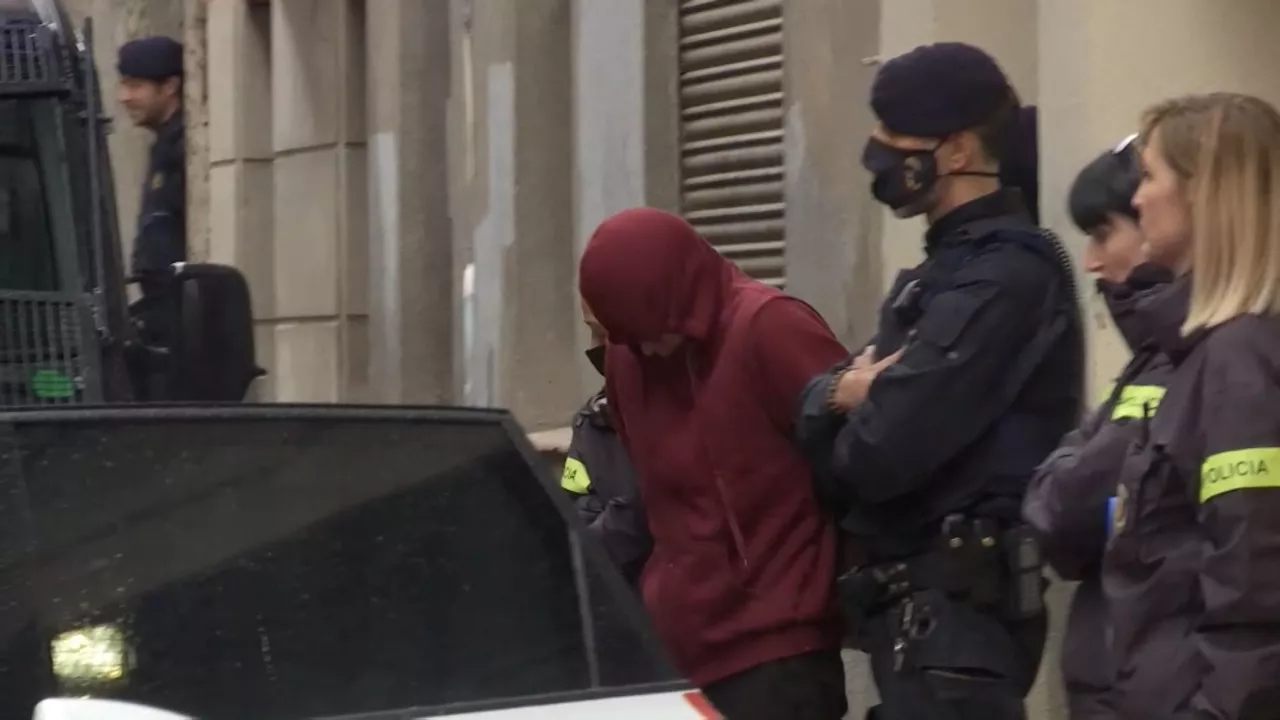 Detención del acusado de violar a la menor.