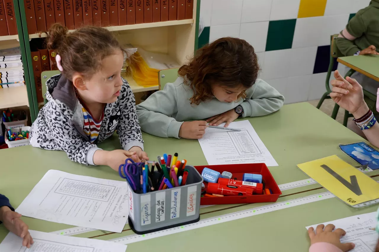 Haurrak maskararik gabe, niños sin mascarilla