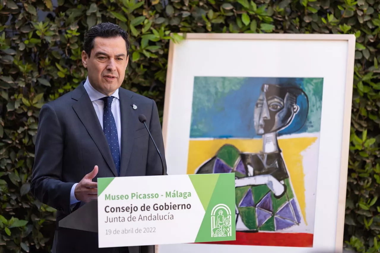 El presidente de la Junta de Andalucía Juanma Moreno. Foto: EFE