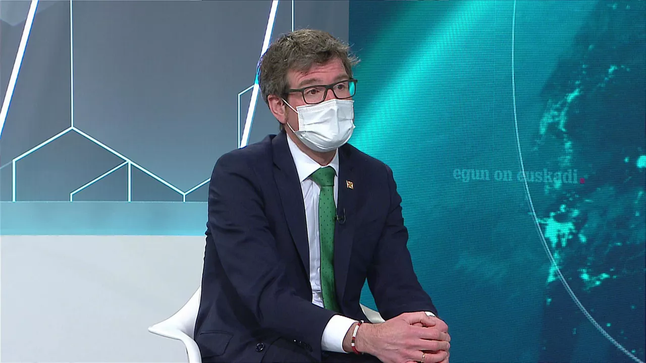 Gorka Urtaran. EITB Mediaren bideo batetik ateratako irudia.
