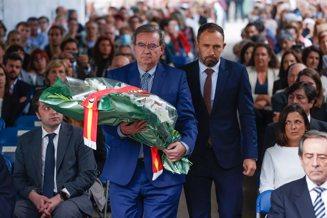 El secretario de Estado Fernando Martínez López, en el acto del año pasado en Gernika. EFE