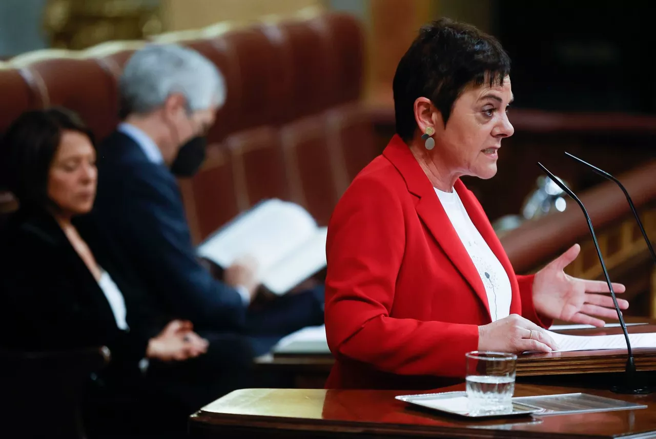 Mertxe Aizpurua (EH Bildu), en el Congreso.