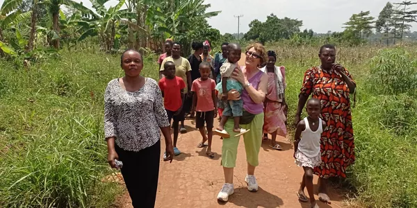 Alrededores de las escuelas de Uganda