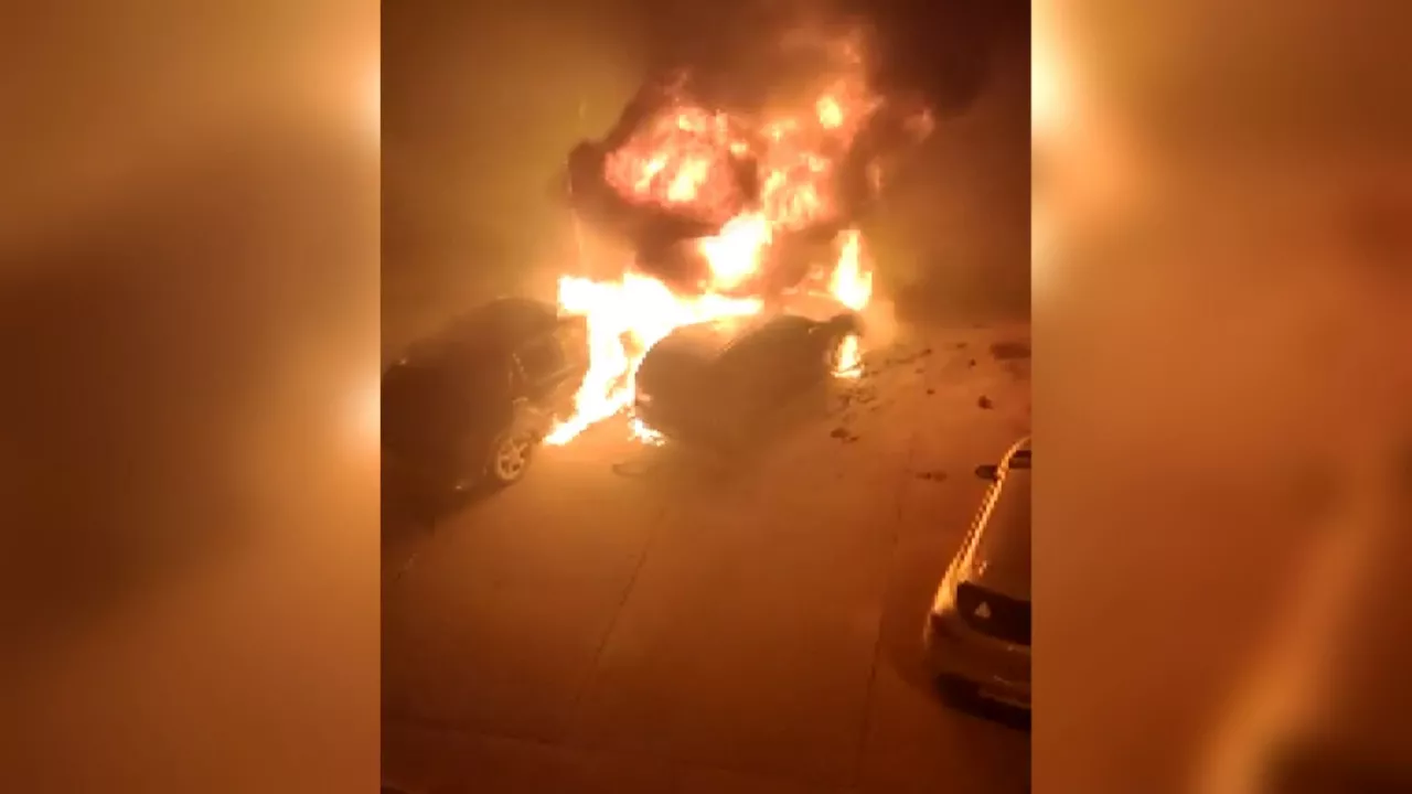 Incendio en Marcilla. Imagen: EITB Media