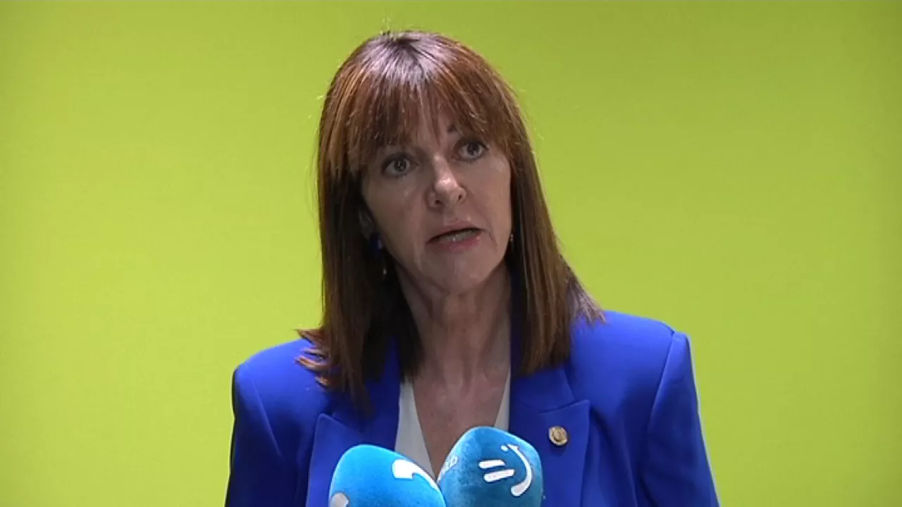 Idoia Mendia. Imagen obtenida de un vídeo de EITB Media.
