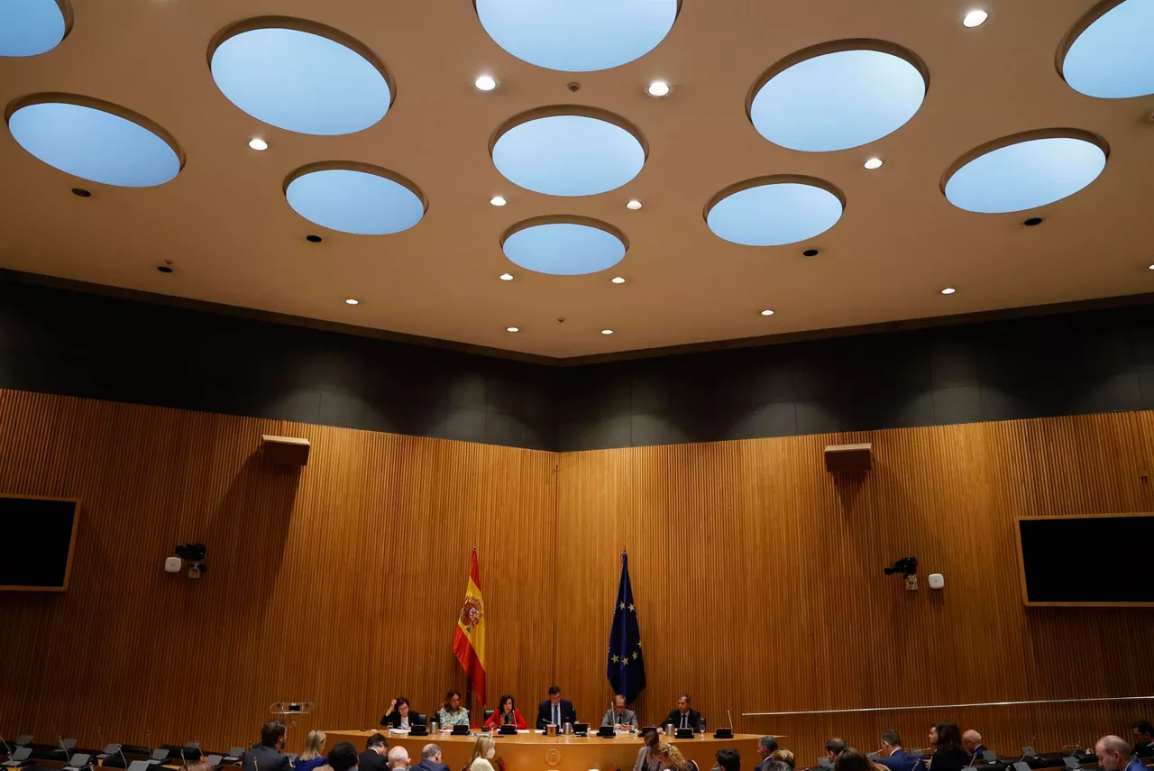Imagen general de la Comisión de Defensa en el Congreso.