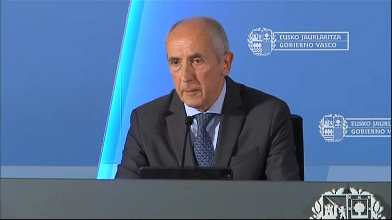 El consejero de Seguridad del Gobierno Vasco, Josu Erkoreka. Imagen: EiTB Media