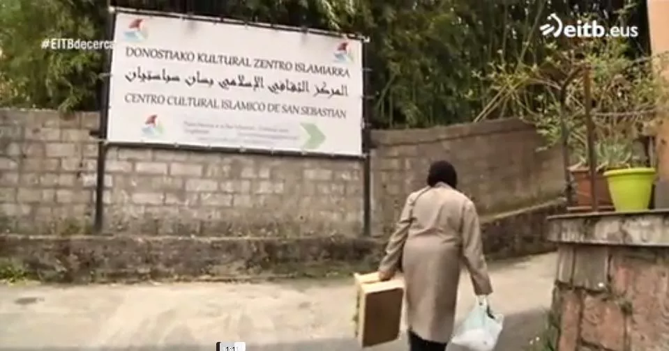 Herrerako meskitaren irudietako bat, Donostian. Argazkia: EITB MEDIA