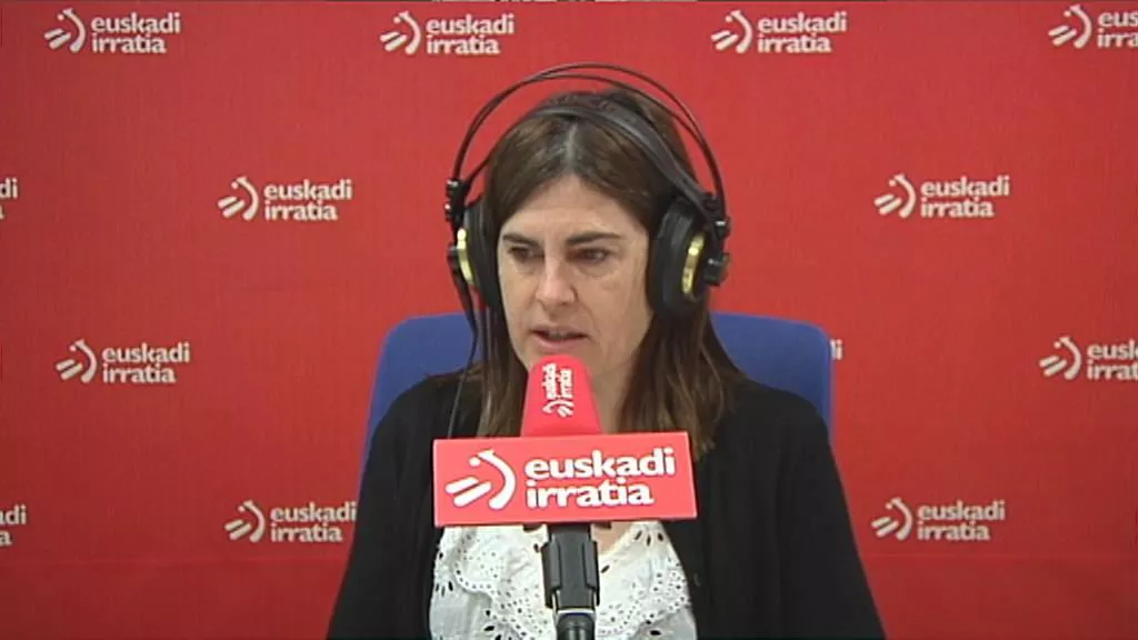 Miren Gorrotxategi Elkarrekin Podemos-IUko legebiltzarkidea Euskadi Irratian